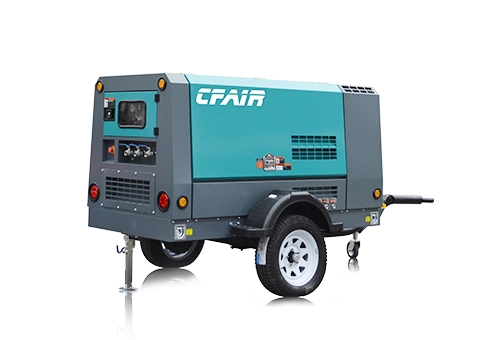 CF275MI-7 mobiler Diesel-CFAIR-Schrauben-Luft kompressor 7 Bar 275 CFM mit Motor ISUZU für den Bergbau