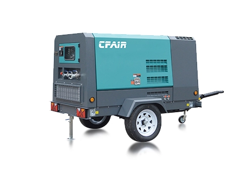 Ziehen Sie hinter Luft kompressor CFAIR CF275MCI-7 Dieselmotor angetrieben