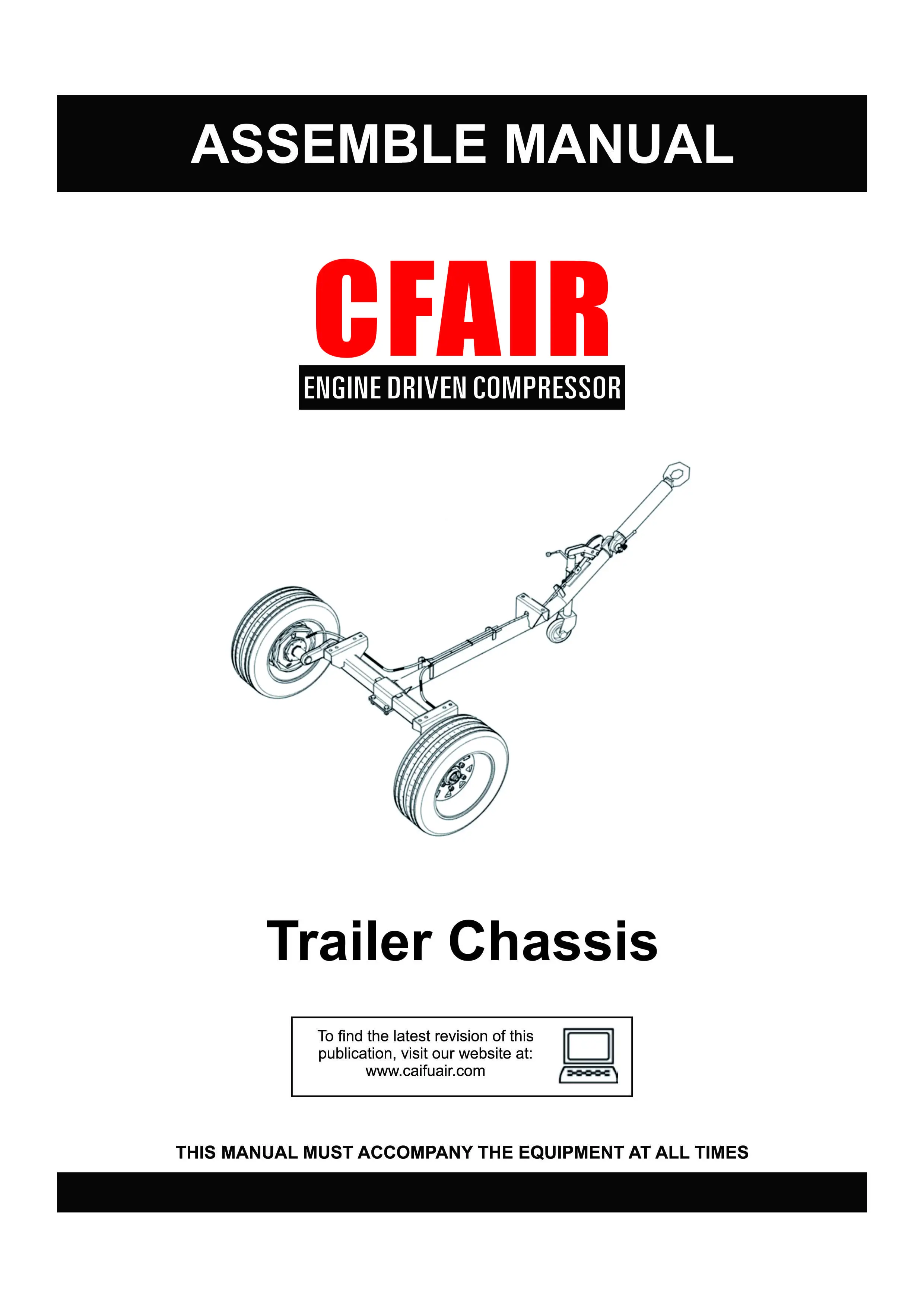 TRAILER CHASSIS ASSEMBLE HANDBUCH