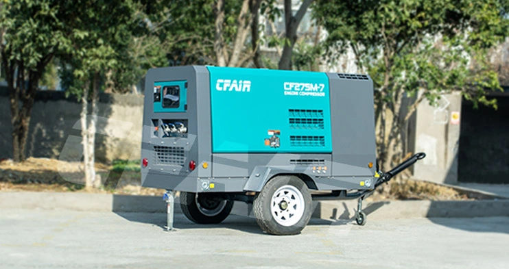 CFAIR 275CFM Luft kompressor für den Straßenbau